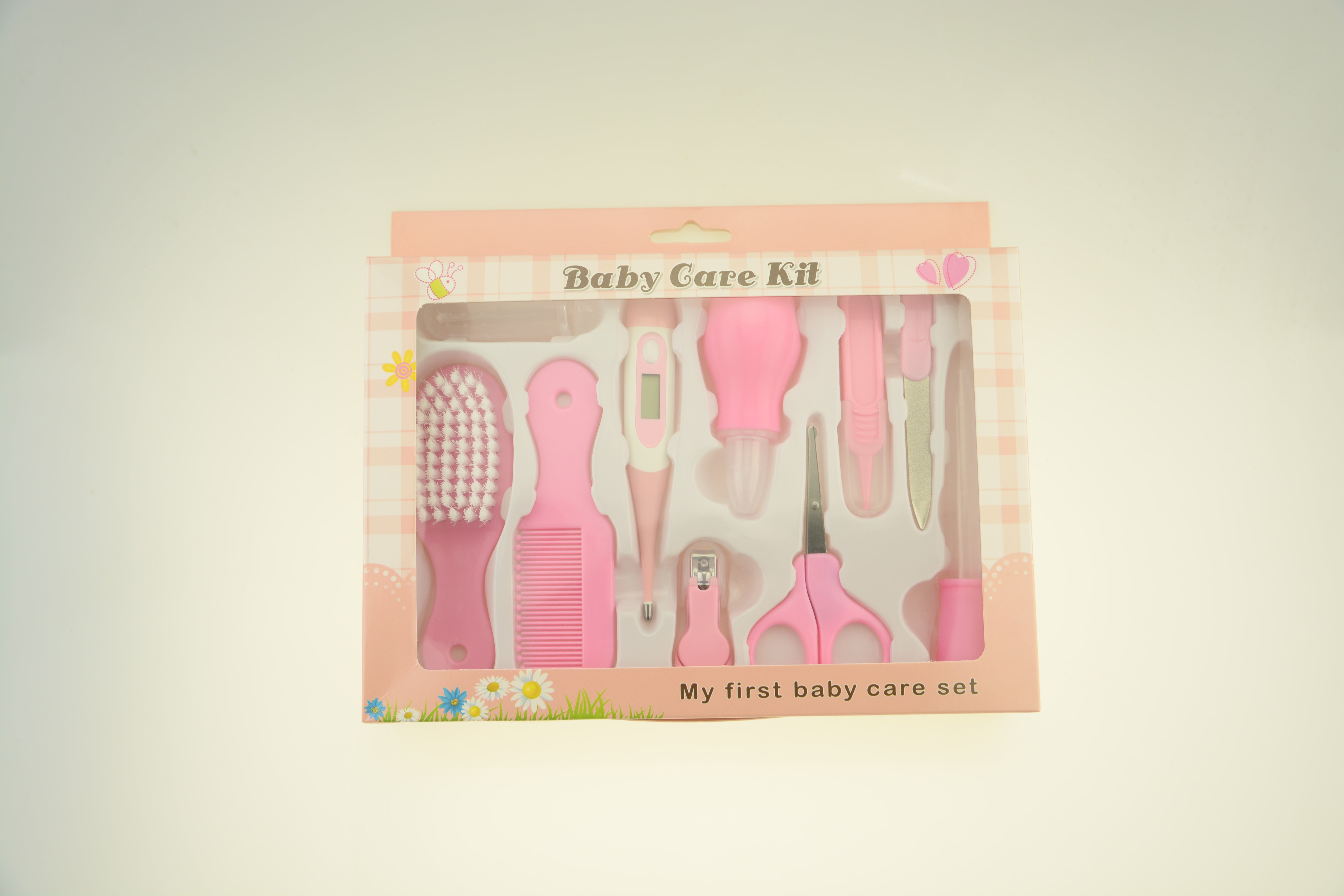 10-Piece Baby Care Kit – Thermometer, Nail Clippers, Nasal & Feeding Tools